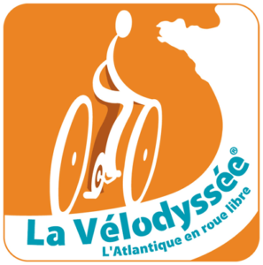 Logo de la Vélodyssée, formule voyage chez Abicyclette