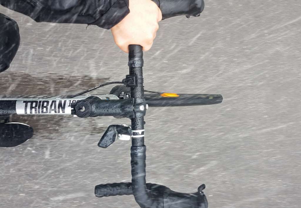 Pluie à vélo