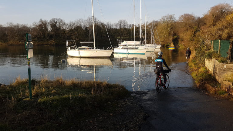Route inondée