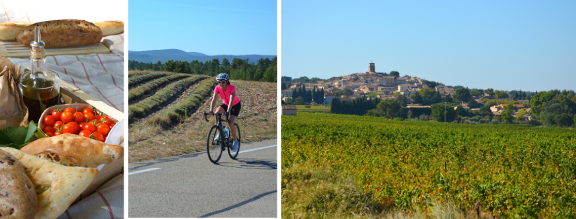 Provence landscapes in the Spring