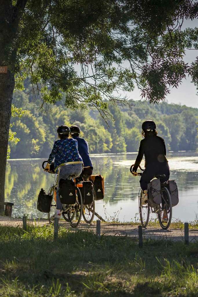 Balade à vélo le long de la Loire