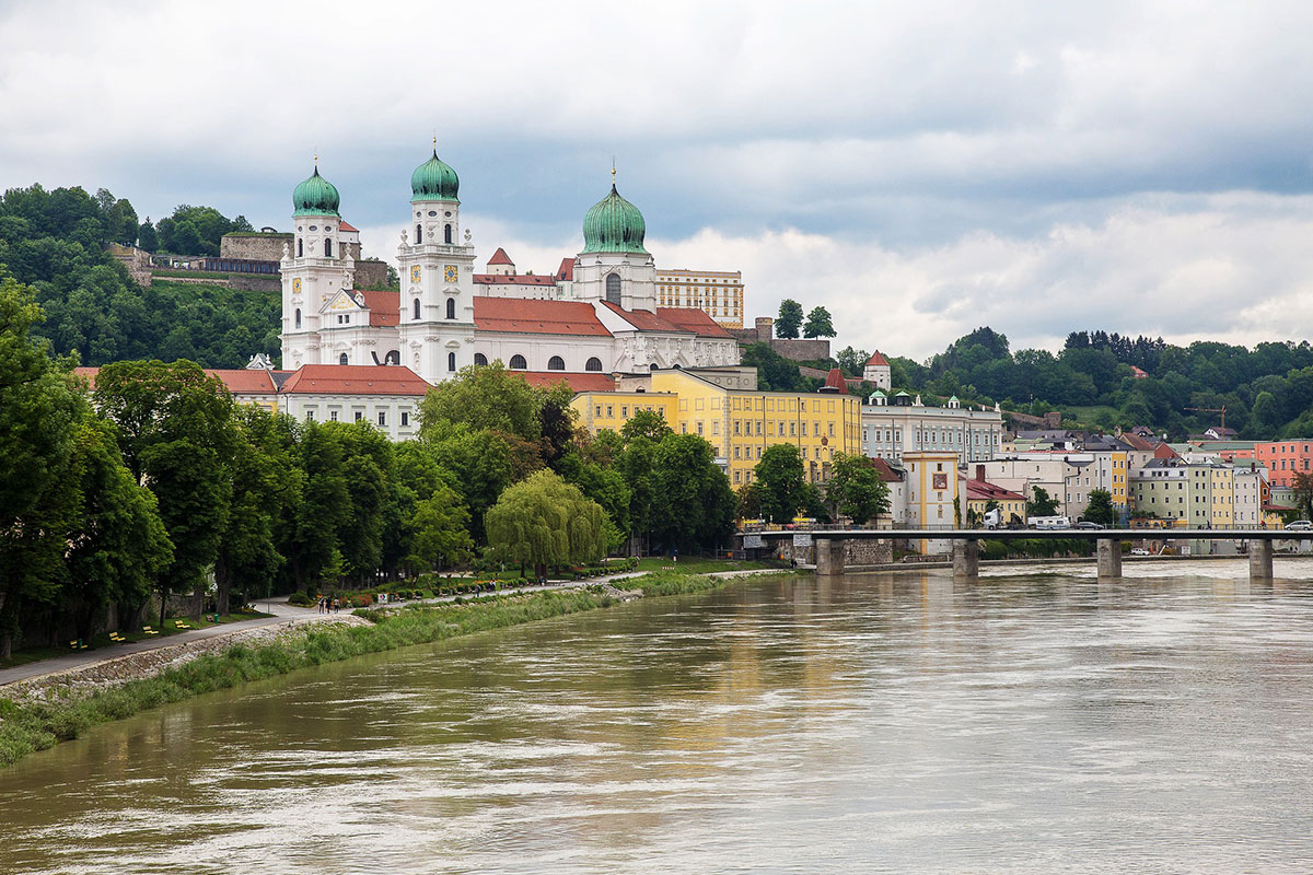 Le long du Danube à Passau, Autriche