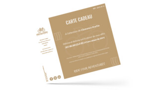 Carte cadeau Abicyclette Voyages