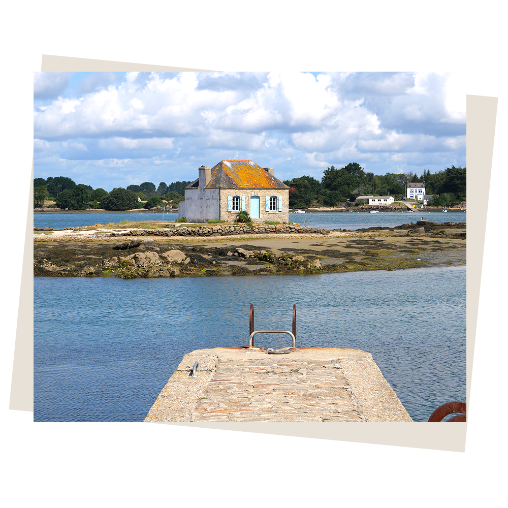 Maison sur une île du Golfe du Morbihan
