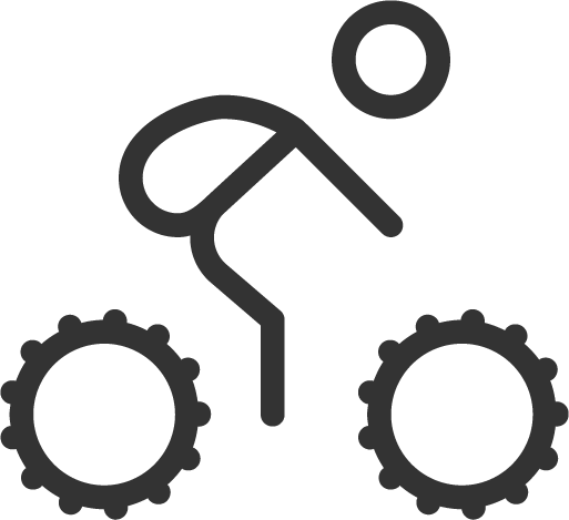 Pictogramme Cycliste VTT