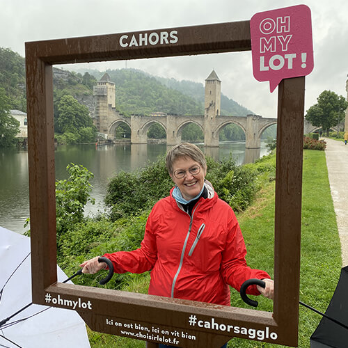 Voyage à vélo de Paulette et Jean à Cahors