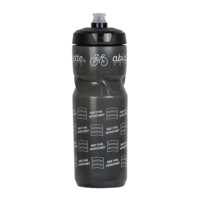 Bidon noir transparent Abicyclette Voyages