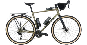 Vélo gravel kaki de la marque Ridley