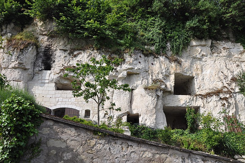 Troglodyte caves in the Loire Valley