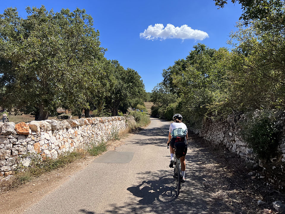 cycle route dry stone wall