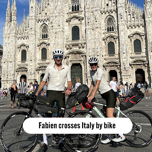 Insert about a trip to Italy with Fabien
