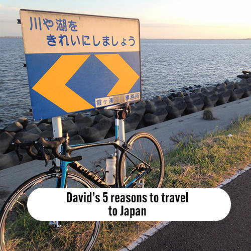 Insert about a trip to Japan with David