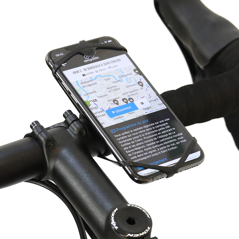 Phone mount Finn X Abicyclette Voyages Abicyclette travels