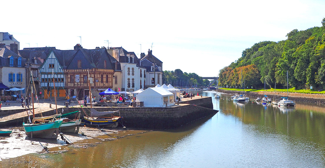Auray ses maisons en colombage et son port