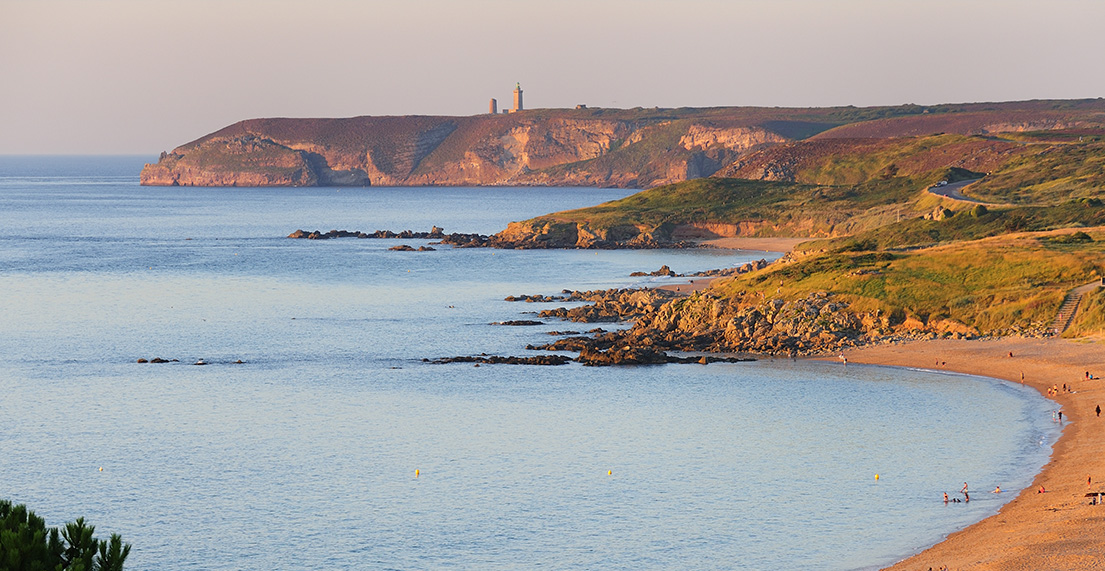 Coucher de soleil sur les côtes du Cap Fréhel