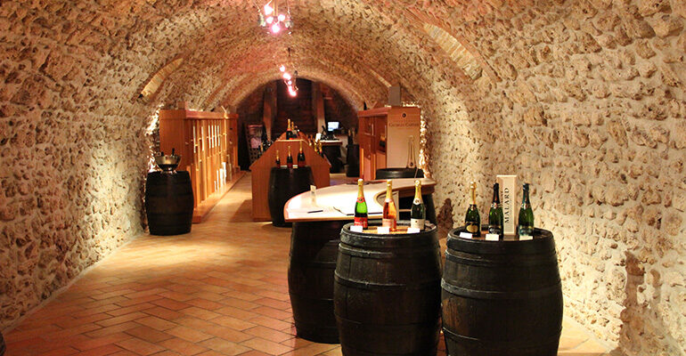 Cave à champagne troglodyte