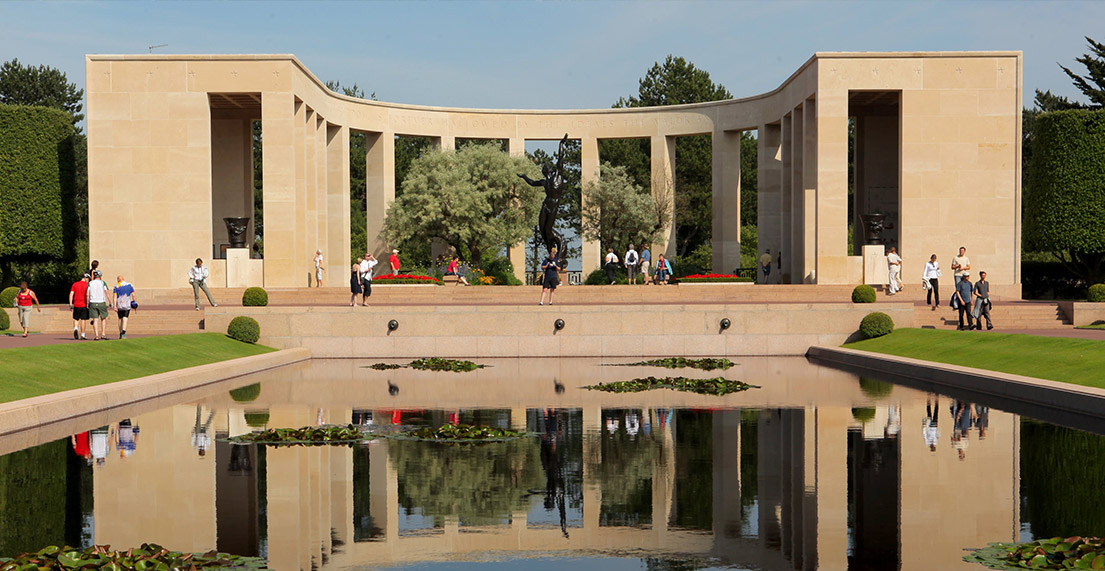 Le cimetiere de Colleville sur Mer