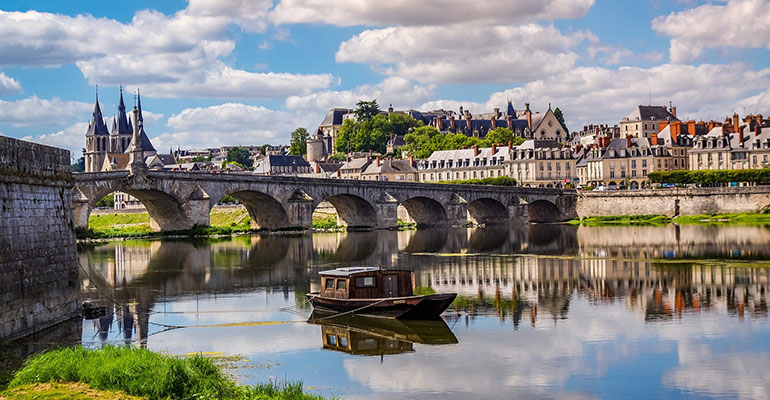 Bateau sur la loire à Amboise