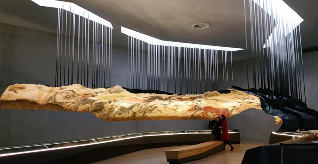 Représentation des peintures de la grotte de Lascaux