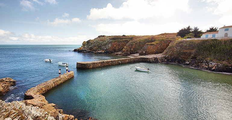 Port de l'ile d'Yeu Les îles vendéennes à vélo