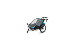 Abicyclette remorque enfant voyage à vélo