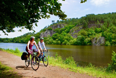 canal de Nantes à Brest à vélo