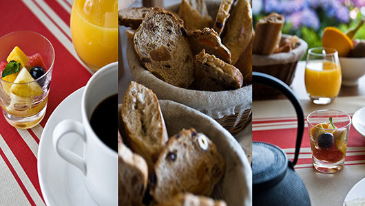 Détails de petit-déjeuner Hôtel Les Costans à Perros-Guirec