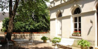 Hôtel Le Grand Monarque côté jardin (Azay le Rideau)