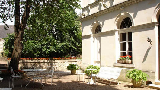 Hôtel Le Grand Monarque côté jardin (Azay le Rideau)
