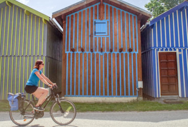 Promenade velo long de la plage