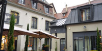 Cour de l'hôtel Le quatorze à Colmar