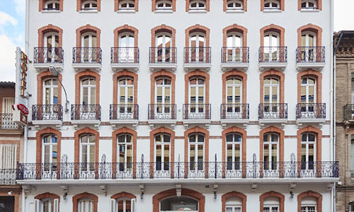 Façade de l'Hôtel Riquet TOULOUSE