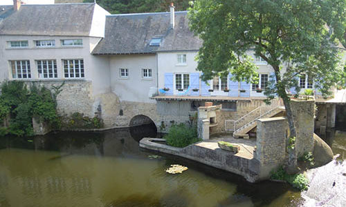 façade chambres d'hôtes Le Moulin de l'Abbesse - Thouars