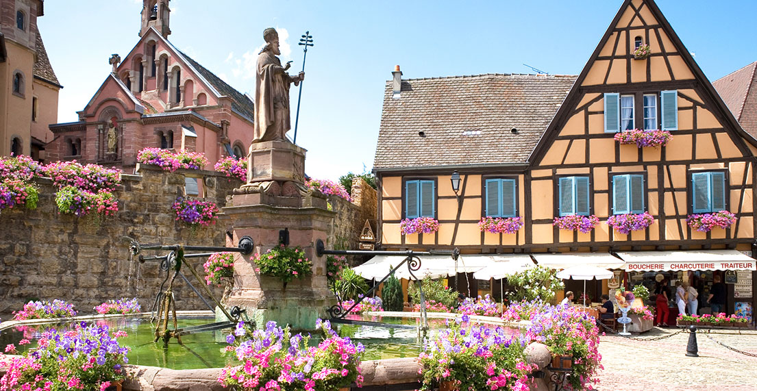 La ville fleurie d'Eguisheim