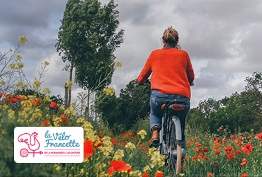 La Vélo francette coquelicot