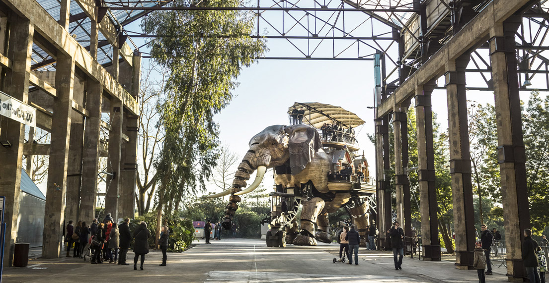 La machine de Nantes, en forme d'Elephant