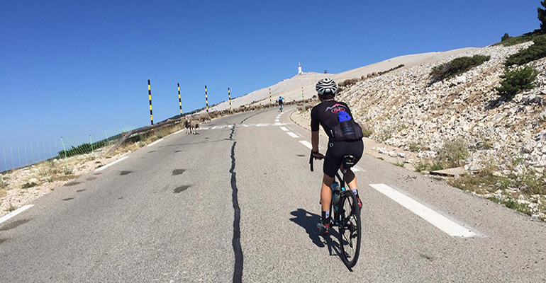 Ascension du Mont-Ventoux par Bédoin
