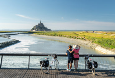 le mont saint michel à vélo