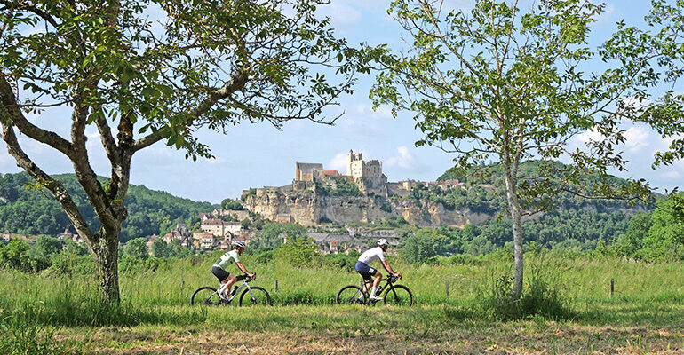Sejour cycliste de Bordeaux a la Dordogne par le Lot Abicyclette