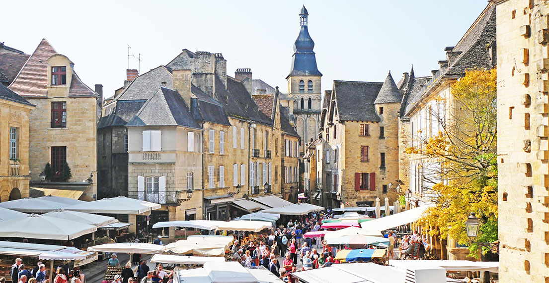 Le marché de Sarlat