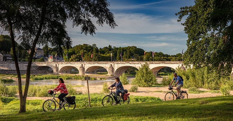 Balade sur la Loire à vélo à Tours