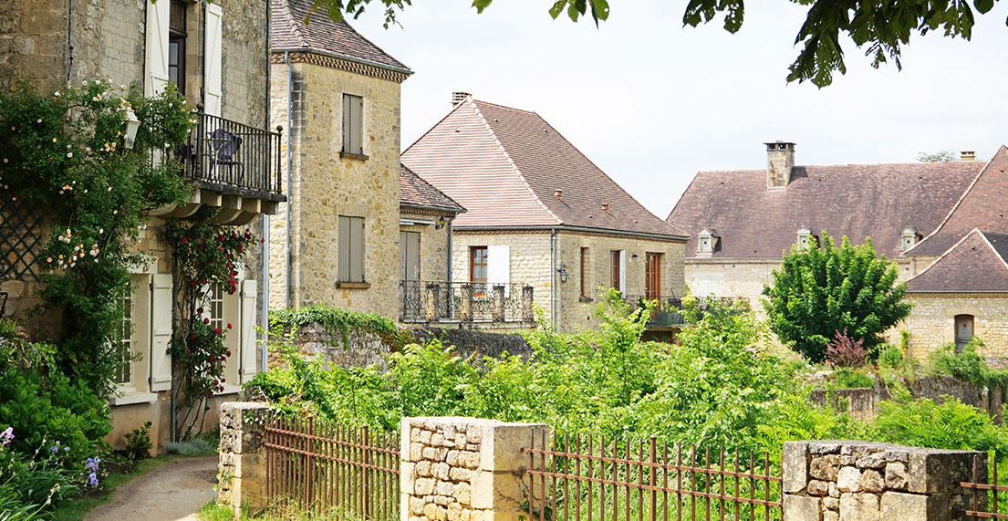 Une petit village de Dordogne