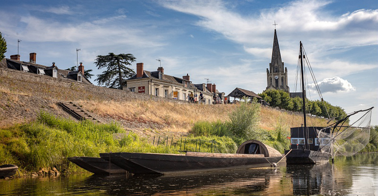 Bréhémont en bord de Loire