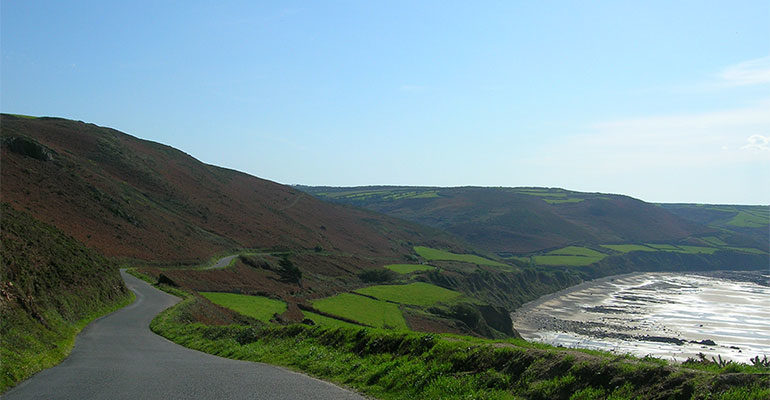 Route côtière du cap de la hague
