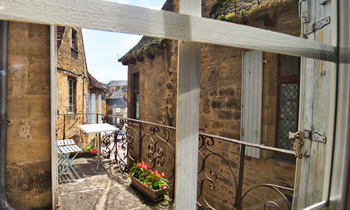 Vue Chambre d'hotes Maison du Notaire royal à Sarlat