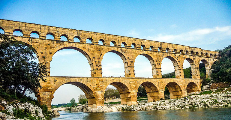Le Pont du Gard près de Nîmes