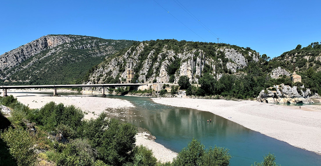 Rivière dans le Verdon