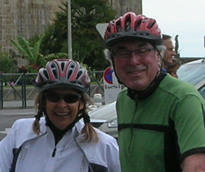 couple voyage à vélo