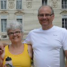 couple voyageur à vélo Loire