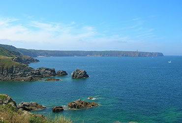 Bord de mer sur la côte d'Emeraude, le Cap Fréhel